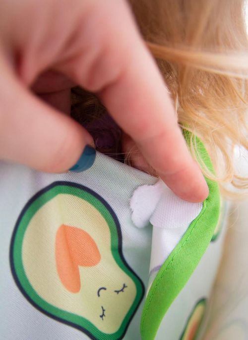 cumpără Bavețică BabyJem 784 Sort cu maneci pentru activitati Avocado, 33x74 cm în Chișinău 