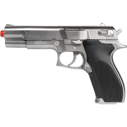 купить Игрушечное оружие Gonher 3045/0 Pistol politie argintiu (8 gloante), 61602 в Кишинёве 
