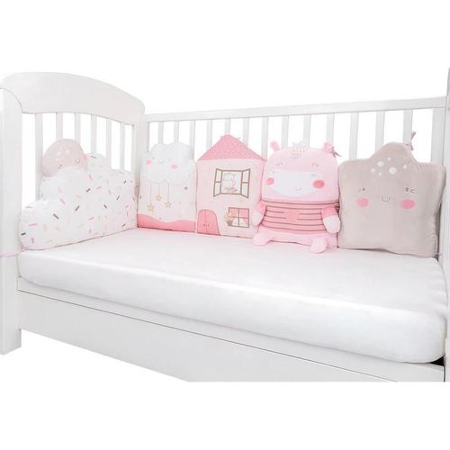 cumpără Protecție laterală pentru pătuț Kikka Boo 31201010275 Set de perne de plus pentru patut Hippo Dreams în Chișinău 