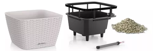 cumpără Ghiveci pentru flori Lechuza Bacino Cottage, Mocha în Chișinău 