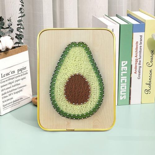 купить Набор для творчества miscellaneous DHBC28014 Set String Art 15x20 Avocado в Кишинёве 