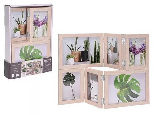 купить Фото-рамка Holland 24718 коллаж 6фото (9x13cm / 13x18cm), натуральный в Кишинёве 