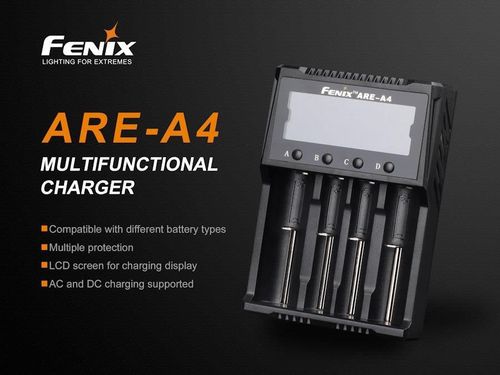 купить Зарядное устройство для аккумуляторов Fenix ARE-A4 Charger（Europe Plug） в Кишинёве 