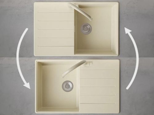 купить Мойка кухонная Primagran Copenhagen 780-50 Top Beige + accesorii 500x780 MKHKB в Кишинёве 