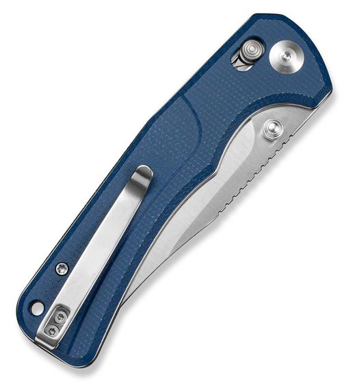 купить Нож походный Sencut S25001A-2 Slybolt, mâner Canvas Micarta albastru, Crossbar Lock в Кишинёве 