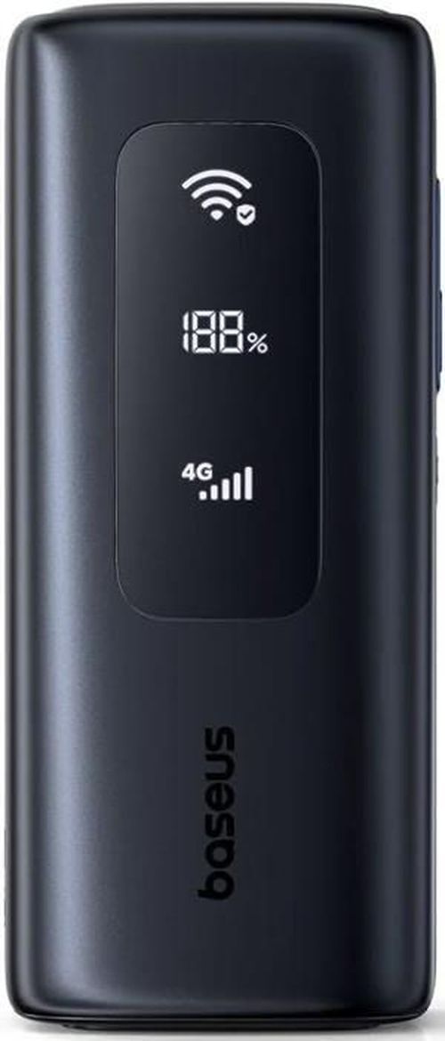 купить Аккумулятор внешний USB (Powerbank) Baseus E0025701, EnerGeek GX11 MiFi, Cosmic Black в Кишинёве 