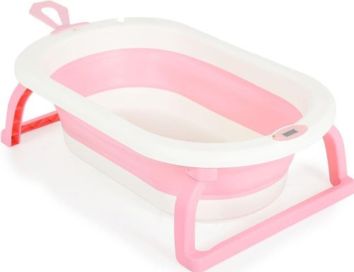 купить Ванночка Moni Terra Pink, pliabila cu termometru digital в Кишинёве 