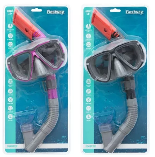 cumpără Accesoriu pentru înot Bestway 24029BW Set de înot (mască, snorkel), 14+, 2 culori în Chișinău 