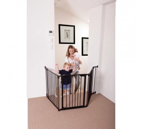 Ворота безопасности 3 секции Dreambaby Newport Adapta Gate (85,5 - 210 см) черный 