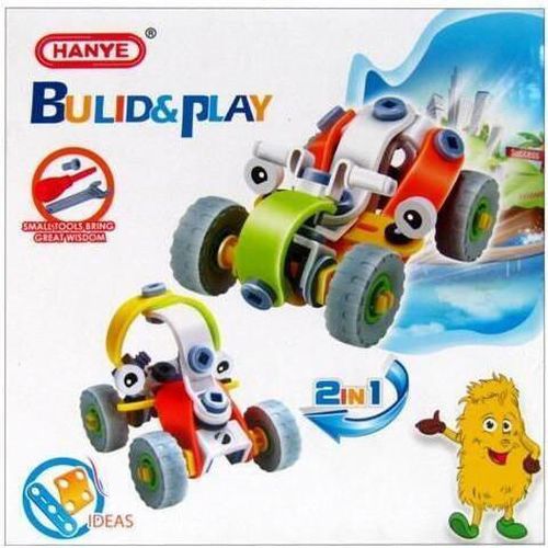 купить Конструктор Promstore 00600 Конструктор Hanye 2в1 машина-квадроцикл 15x15x8cm в Кишинёве 