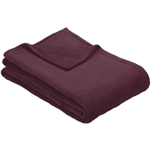 cumpără Cuvertură Ibena 3640/430 Plain Fleecedecke Olbia 150x200 Dark red în Chișinău 