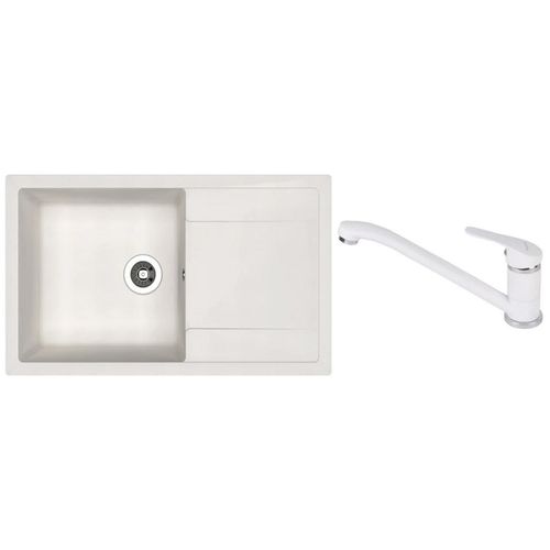 купить Мойка кухонная со смесителем Dr.Gans Techno 860 + SanDonna F 1066 alb в Кишинёве 