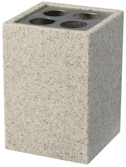 купить Стакан для зубных щёток Bisk 01595 Suport periute de dinti SAND в Кишинёве 