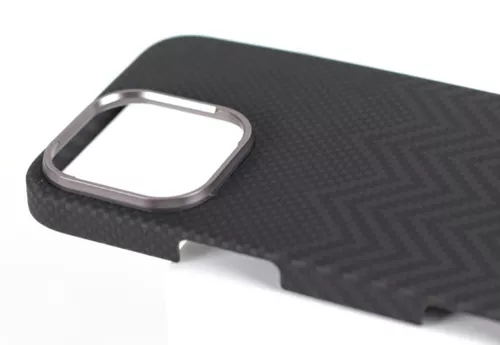 cumpără Husă pentru smartphone Vanta Carbon Ring Weaving M Magsafe for iPhone 16 Pro Max, M-Black în Chișinău 