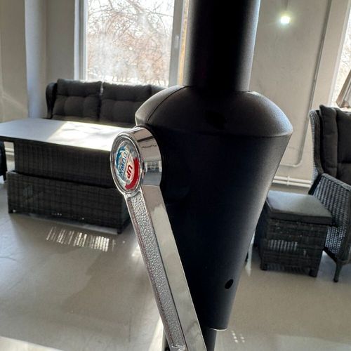 cumpără Umbrelă de gradină Hydro S 0431107, pe picior, Bej în Chișinău 