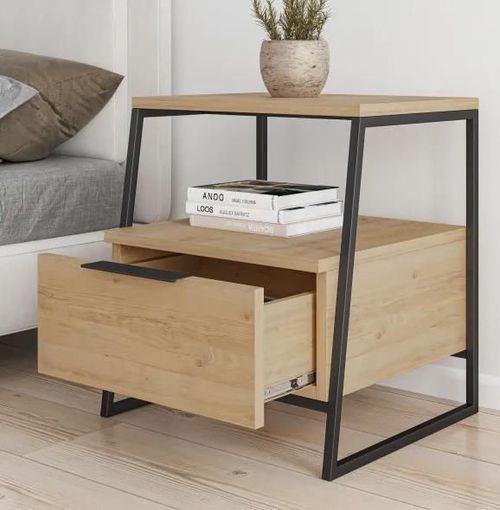cumpără Noptieră Trendy Pal Stejar v2, 45x50x41cm (GTR001498) în Chișinău 