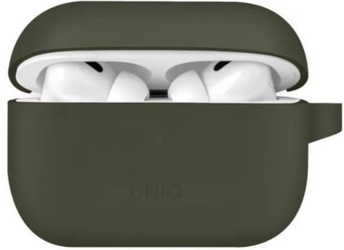 купить Чехол для наушников UNIQ Silicon Moss for AirPods Pro 2nd Gen, Green в Кишинёве 