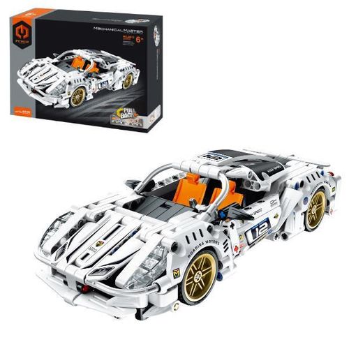купить Конструктор iM.Master 5812 Supercar alb, Mechanical Master, cu inerție, 437pcs в Кишинёве 