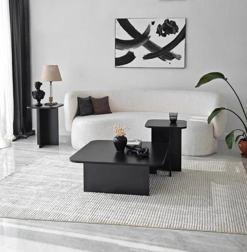 купить Журнальный столик Trendy Blues, Черный, комплект в Кишинёве 