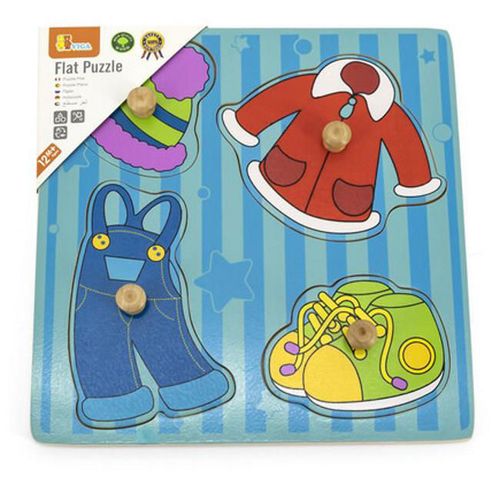 cumpără Puzzle Viga 59515 Wooden Flat Puzzle Dresses în Chișinău 