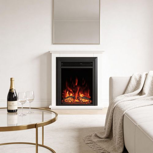 cumpără Șemineu electric ArtFlame Spark & Cris, 715x700x220mm, Alb în Chișinău 