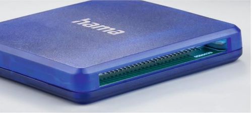 cumpără Cititor de carduri Hama 124131 USB 2.0 Multi-Card Reader, SD/microSD/CF, blue în Chișinău 