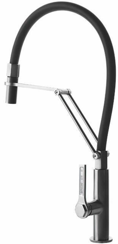 купить Смеситель кухонный Gessi 60055-707 Officine Black Metal Brushed PVD в Кишинёве 