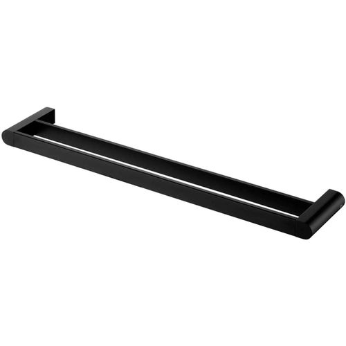 cumpără Suport prosop Bisk 02967 dubluFUTURA black satin 610mm în Chișinău 
