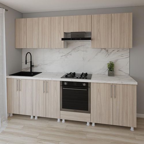 купить Мебель для кухни Smartex (30114) K3 260сm Stejar Deschis в Кишинёве 