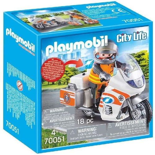 купить Конструктор Playmobil PM70051 Emergency Motorbike в Кишинёве 