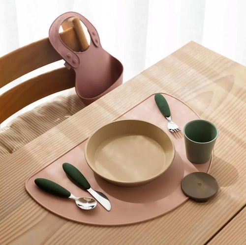 cumpără Seturi pentru hrănire bebelușilor BIBS 4340218 Set tacamuri din otel inoxidabil Hunter Green în Chișinău 
