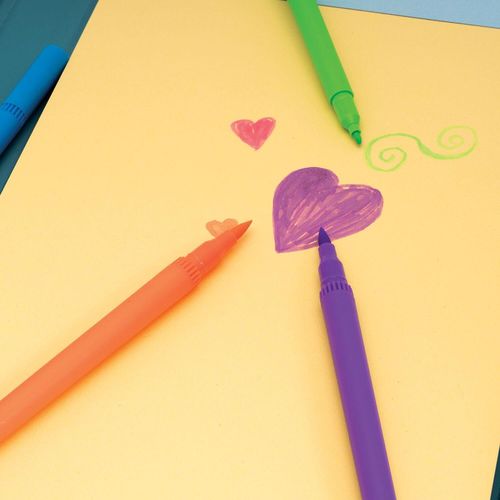 купить Набор для творчества As Kids 1038-11041 Happi Hobbi Art Journal Neon Markers в Кишинёве 