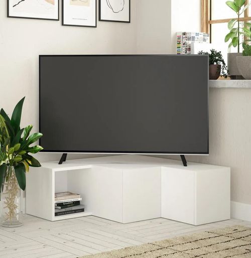 cumpără Comodă TV Trendy Compact, alb 90x32x92cm în Chișinău 