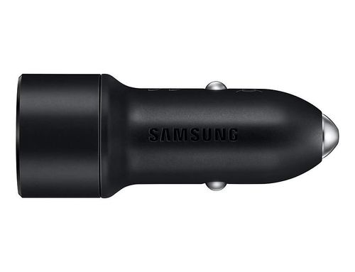 купить Зарядное устройство для автомобиля Samsung EP-L1100 15W ULC Dual Fast Car Charger (w/ Cable) Black в Кишинёве 