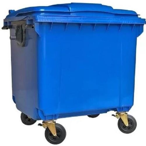 купить Урна для мусора Hydro S Tomberon din plastic cu capac plat, 1100 L, albastru 8001212 в Кишинёве 