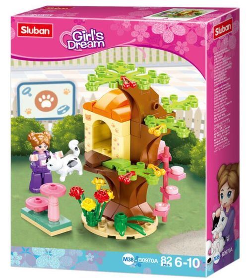 купить Конструктор Sluban B0970 Set de constructie Parc de distractii pentru animale de companie 6 modele 79-91elem. в Кишинёве 