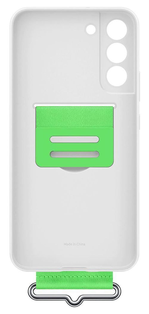 купить Чехол для смартфона Samsung EF-GS906 Silicone with Strap Cover White в Кишинёве 