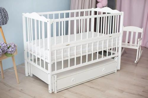 купить Кроватка Kuzya Anghelina cu sertar (alb) в Кишинёве 