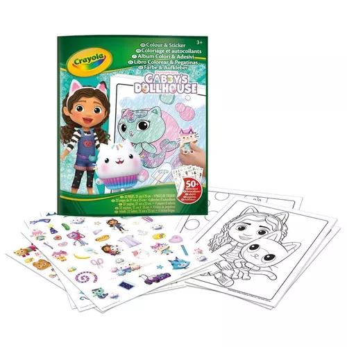 купить Набор для творчества Crayola 04-7025G Color&Sticker Book GD в Кишинёве 
