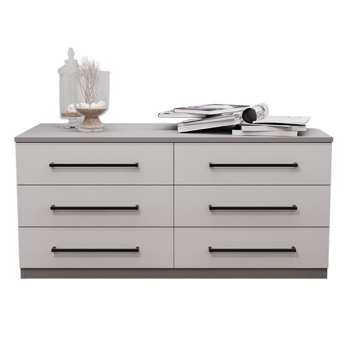 купить Комод Bayro Serenity 1200x560x450 серый асфальт фасад серый в Кишинёве 