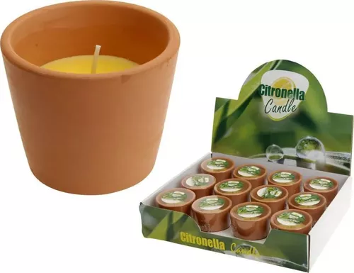 cumpără Lumânare ProGarden 33820 Lumanare Citronella parfumata 7.7Х6.3cm, candelabru din ceramica în Chișinău 