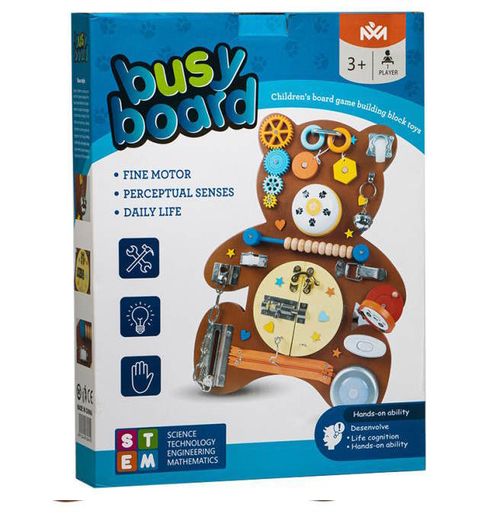 cumpără Puzzle New World 4649A5 Busyboard Ursulețul meu, 184113 în Chișinău 