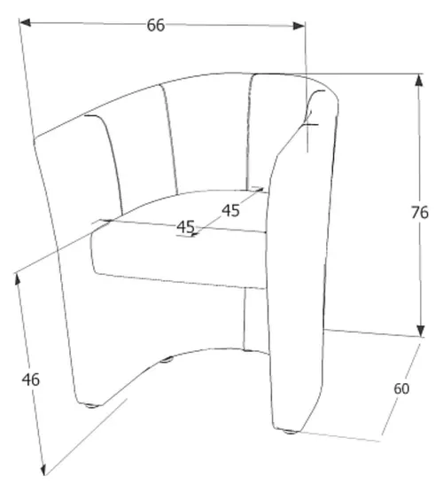 cumpără Fotoliu Signal TM-1 (Dark Brown/Wenge) în Chișinău 