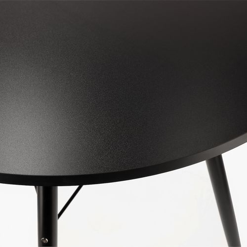 cumpără Mobilier pentru grădină Jumi CM-354166 Masa rotunda MDF, 60x60x74cm, stil scandinav, Negru/Negru în Chișinău 