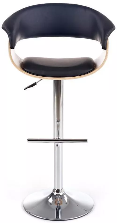 купить Барный стул Nowystyl H45 (stejar/negru) (92500096) в Кишинёве 