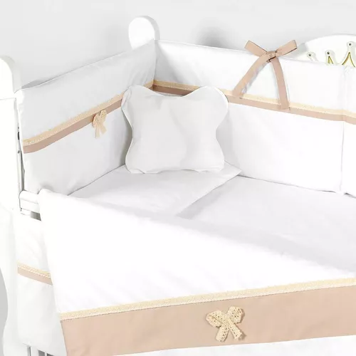 cumpără Lenjerie de pat pentru copii PernaMea Set lenjerie 8 piese Elegance Maro (PM.100102/4) în Chișinău 