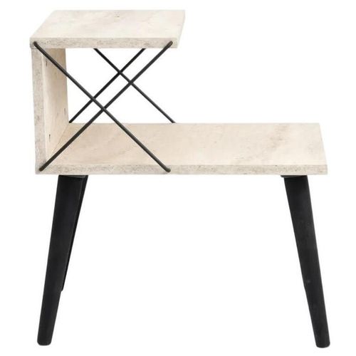 купить Тумбочка Trendy Cross, Travertin Negru, 50x55x40cm в Кишинёве 