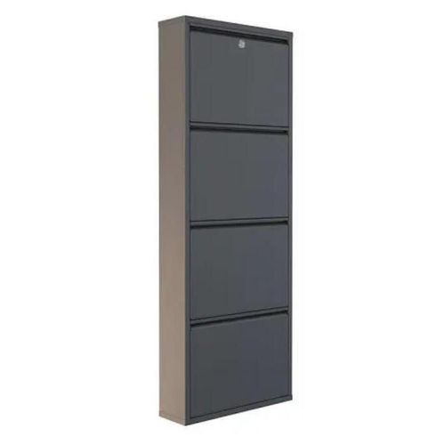 cumpără Raft pentru încălțăminte Trendy Locking 4 Piece Metal-Anthracite, 50x136x15cm în Chișinău 