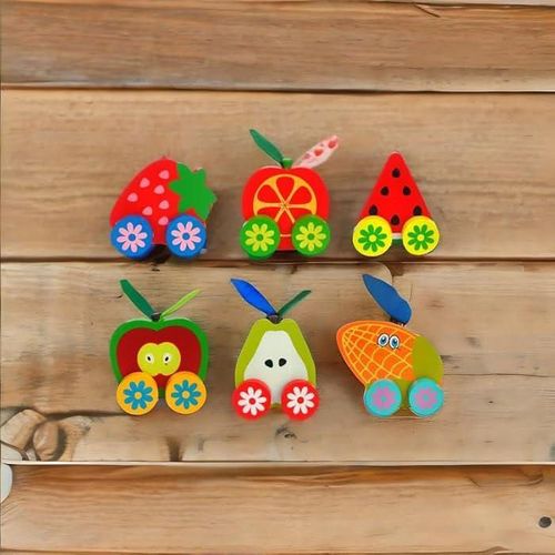 cumpără Jucărie miscellaneous (7027) „Mașină cu fructe" din lemn 232-152 în Chișinău 