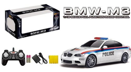 купить Радиоуправляемая игрушка RC Cars 866-1803PB BMW M3 1:18 mașină de poliție cu telecomandă și baterie de 4.8V в Кишинёве 